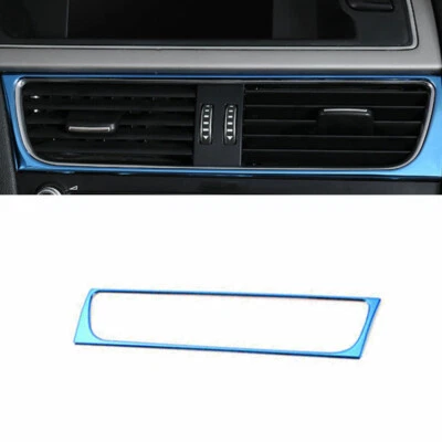 Fit For Audi A4 A5 2009-2016 Blue Titanium Car Middle Air Outlet Vent Frame Trim - Image 1 of 4