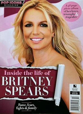 BAUER MEDIA POPICONS MAGAZINE 2021, INSIDE THE LIFE OF BRITNEY SPEARS. - Image 1 of 4