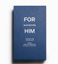 ZARA FOR HIM BLUE EDITION 3.38 oz (100 ml) EDP Spray NEW in BOX & SEALED