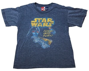 Junk Food Loves Gap Kids Star Wars Darth Vader Vintage Style T-shirt 8 Medium - Picture 1 of 5