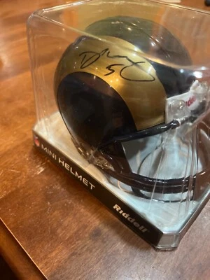 Donnie Jones autograph Rams mini helmet - Image 1 of 2