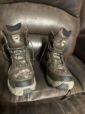 irish setter boots 10.5 mens used leather waterproof hikers camouflage