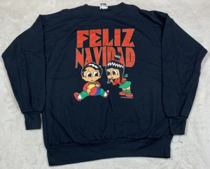 Sudadera De Colección Años 90 Cascanueces Feliz Navidad Cuello Redondo Para Hombre Talla L Dibujos Animados Rara - Imagen 1 de 10