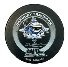 Danbury Trashers, 2004-2005 Inaugural Season, Official Game Used Puck, UHL