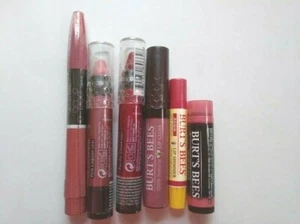 Burt's Bees Beeswax Lip Balm Gloss Stick Crayon Shimmer Multi Variety Sealed New - Picture 1 of 82