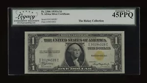 DBR 1935-A $1 North Africa Fr. 2306 IC Block Legacy 45 PPQ Serial I30194028C - Picture 1 of 2