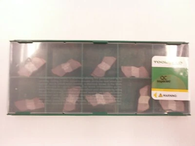10pc) ToolFlo FLG 3031R AC3R Top Notch Coated Carbide Grooving Inserts NG 3031R - Image 1 of 2