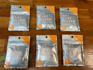 Art Clay Silver 50g Clay Set Of 6 Precious Metal Original accessories handmade - Picture 1 of 4