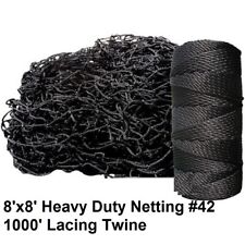 Deluxe Baseball Batting Cage Repair Kit, 8'x8' Netting #42 and Twine