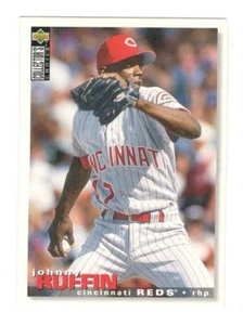 JOHNNY RUFFIN Cincinnati Reds 1995 Upper Deck Baseball Card B46 - Picture 1 of 2