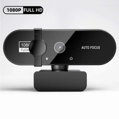 1080P Full HD USB Webcam Camera Auto Focus with Microphone For PC Laptop Desktop - Image 1 of 4