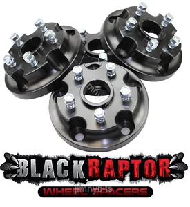 Black Raptor Land Rover Defender Wheel Adaptors for L322 & Sport Rims 72.5mm CB - Picture 1 of 5