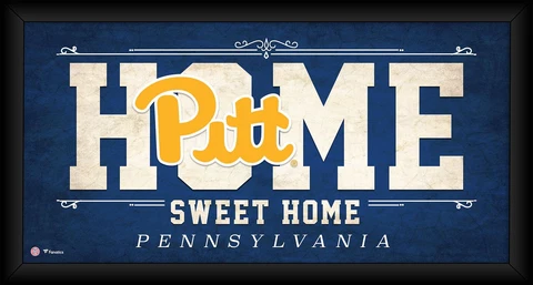 Pittsburgh Panthers Framed 10" x 20" Home Sweet Home Collage Cover