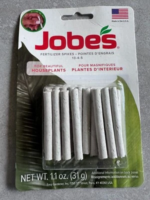 Picos de fertilizante Jobe's 13-4-5 para hermosas plantas de interior Foto 1 de 2