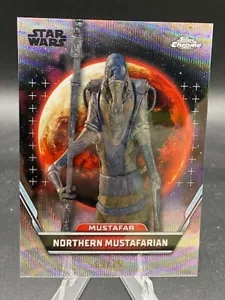 2024 Topps Star Wars Hyperspace Northern Mustafarian Hyperlanes Refractor /25 - Picture 1 of 2
