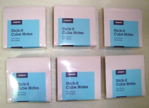 Stick It/Post-It Notes 76mm x 76mm 400 sheet pack Bulk lot 6 packs= 2400sheets - Picture 1 of 3