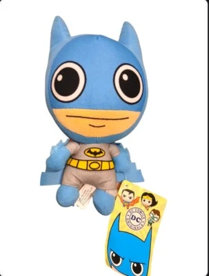 Nuevo DC Comics Originales Batman Peluche Cabeza Grande Muñeca Caricatura 8"" Juguete Fábrica Nuevo con Etiquetas Foto 1 de 4