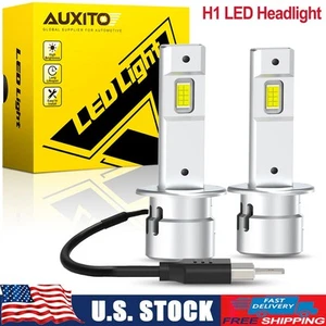 2x Kit de conversión de bombillas de faros LED AUXITO H1 haz alto bajo 6500K súper blanco - Imagen 1 de 10