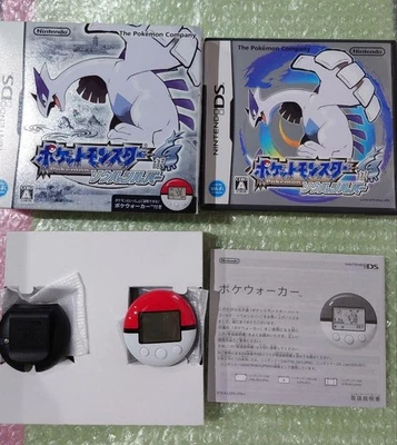 Pokemon SoulSilver Version Nintendo DS Japanese w/ Pokewalker NTSC-J Used - Image 1 of 4