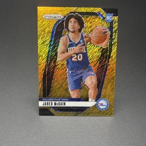 2024-25 Panini Prizm Jared McCain RC Rookie Gold Shimmer Prizm /10 - Picture 1 of 10