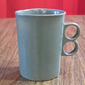 Tazas de café Bennington Vermont Potters con mango de gatillo verde turquesa - Imagen 1 de 7