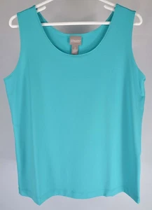 Chico's Damen Tank - Größe 2 - Farbe hellblau / türkis - Bild 1 von 8