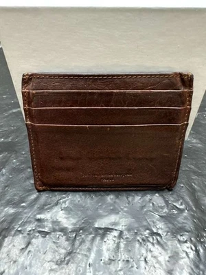 Maison Martin Margiela Paris Hombre Cuero Crédito e Identificación Estuche tarjetero marrón Foto 1 de 4