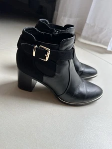Deichmann Star Collection Ankle Boots, Stiefeletten, Schwarz Gold Gr. 37 Stiefel - Bild 1 von 13