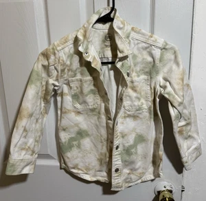 WONDER NATION TIE DYE DESIGN DENIM COAT - CHILD SIZE S (6-7) - Picture 1 of 6
