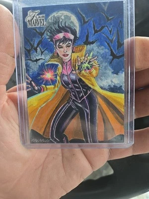 2023 Marvel Flair Jubilee Sketch By Ray Racho - Image 1 of 2