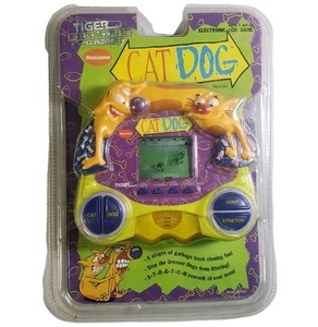 VTG 1999 Tiger Electronics Nickelodeon Cat Dog Handheld Game New Sealed Blister - Picture 1 of 9