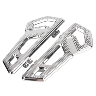 Chrome Driver Footboard Floorboards For Harley Heritage Softail Road King Glide Foto 1 de 4