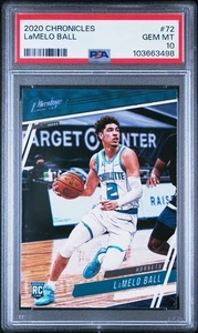 2020-21 Panini Chronicles #72 Lamelo Ball RC Hornets graded PSA 10 Gem Mint - Picture 1 of 1
