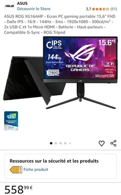 Asus Rig Strix XG16 - Image 1 of 4