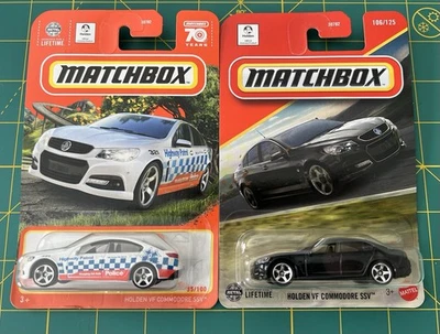 LOT OF 2 - 2023 & 2025 MATCHBOX HOLDEN VF COMMODORE SSV MBX HIGHWAY & ROAD TRIP - Image 1 of 3