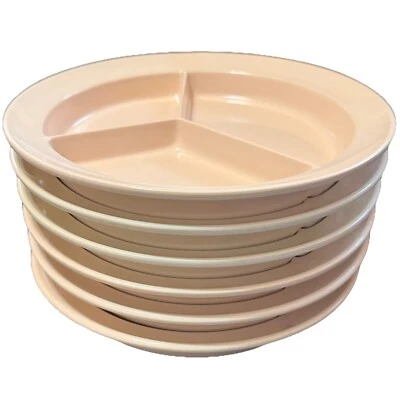 Carlisle Melamina 3 Compartimentos Placas Kingline Profundo Dividido Compartimiento 6 piezas Foto 1 de 4