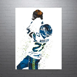 Tariq Woolen Seattle Seahawks Sports Print, Man Cave - Bild 1 von 6