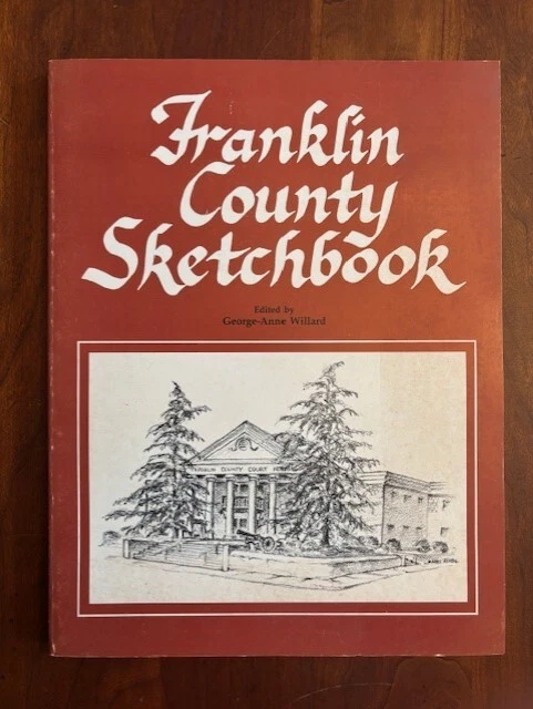 RARE Franklin County Sketchbook, Louisburg, North Carolina History by Willard NC - Image 1 of 1