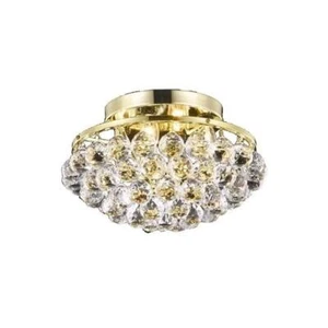 Elegant Lighting Corona 14" 4 Light Royal Crystal Flush Mount - Picture 1 of 1