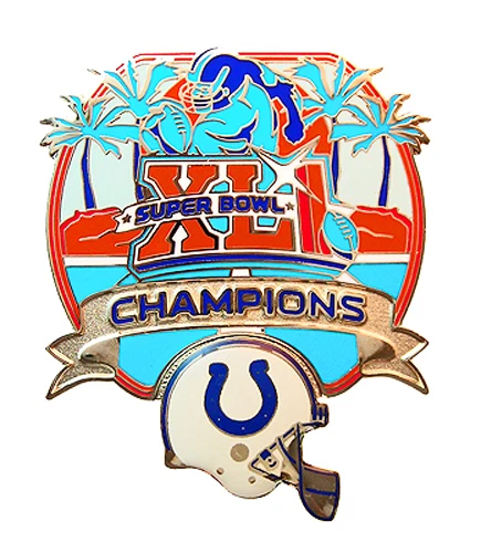 2007 Indianapolis Colts NFL Super Bowl XLI Champions Pin - Image 1 of 1