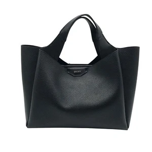 DKNY Black Top Handle Willa Satchel - Picture 1 of 12
