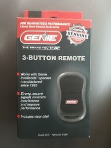 Genie 3-Button Keychain and Visor Garage Door Opener Remote
