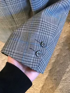 Vtg. Custom BESPOKE Summer Suit/One of a Kind/Fantastic Fabric/Cuffed Pants - Picture 1 of 7