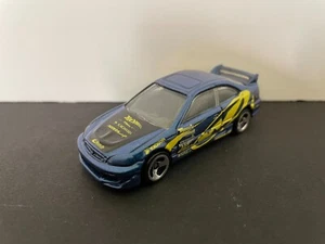 2002 HOT WHEELS HONDA CIVIC TYPE SI LOOSE BLUE WINGS WEST RARE 1A - Picture 1 of 7