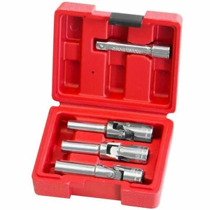 Juego de 4 enchufes de calentador de brillo diésel flexibles enchufes profundos de 3/8" unidad 8 mm 10 mm 12 mm NUEVO - Imagen 1 de 2