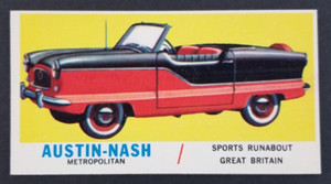Vintage 1961 Topps Sports Cars Card #11 (Pretty Sharp)