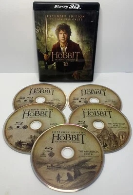 The Hobbit An Unexpected Journey Extended Edition 3D (Bluray, 2012, OOP) Cad - Image 1 of 4