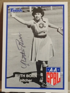 AAGPBL "RUTH BORN" SIGNED CARD #30 - Picture 1 of 2