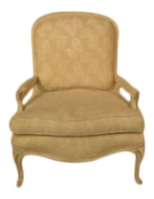 23154EC:  SAM MOORE French Paint Decorated Open Arm Bergere Chair - Image 1 of 4