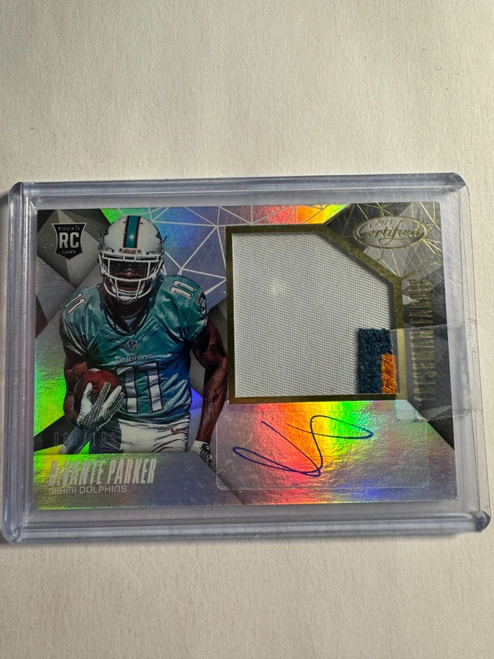 K146,156 - 2015 Certified #231 DeVante Parker Jersey Auto RC #/199 - Image 1 of 1